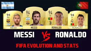 MESSI VS RONALDO FIFA EVOLUTION & STATS 😱🔥| FIFA 07 - FIFA 21