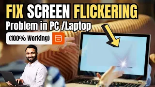 How to FIX Laptop Screen FLICKERING 2023 | Pc or Laptop Blinking (Hindi)