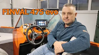 Лодка для рыбалки / Оранжевый FINVAL 475 EVO! Обзор Fishmaster.pro