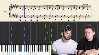 twenty one pilots: The Run And Go - Piano Tutorial + SHEETS