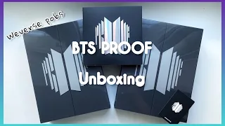 🖤 Распаковка альбома BTS Proof (Standard, Compact + Weverse POBs) // BTS unboxing 🖤