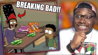 BART BECOMES WALTER WHITE! | The Johnson's 3 Cartoon Parody Reaction!