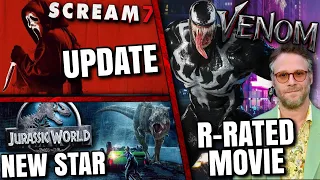 Seth Rogen Venom Movie, Scream 7 Update, Jurassic World Update & MORE!!