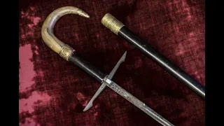 The most scary antique walking sticks (Daggers, evil, voodoo)