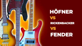 Beatles - Hofner vs Rickenbacker vs Fender