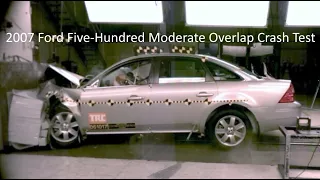 2005-2009 Ford Five-Hundred / Taurus Moderate Overlap Crash Test (56 Km/h)