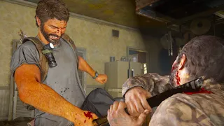 Joel Going Aggressive John Wick Mode in The Last of Us Part 1