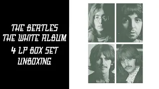 THE BEATLES - THE WHITE ALBUM - 4 LP BOX SET - UNBOXING