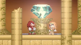 Meeting with Tikal!!! Knuckles Survived!!! #3 | Sonic.exe: the Stone of Darkness