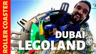 Legoland Dubai | Dragon Roller Coaster Ride | #legolanddubai #Insta360 [2019]