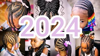 🔥👍2024 Best Little Girls Cornrows Braids Hairstyles Ideas | Cute Kids Hairstyles ♥️💯