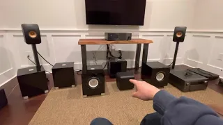 KEF KC62 Subwoofer comparison