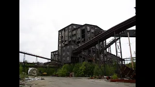 Abandoned Huber and St. Nicholas Coal Breakers , Ashley and Mahanoy City, Pennsylvania (2006)