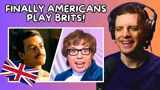 American Reacts to Top 10 British Characters Played By Non-Brits!