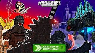 All Godzilla vs kong Battle in mcpe + dlc mod  Download