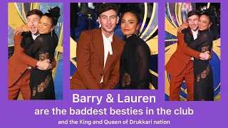 Barry Keoghan and Lauren Ridloff Carrying Drukkari Nation