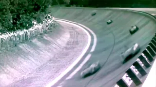 F1 1955 Monza [60 FPS] First time the banking (oval) was used / Original Mercedes team's last race