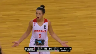 Elena Buenavida vs Juste Jocyte - FINAL FIBA U18 Women's European Championship 2022