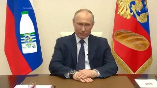 Весёлое поздравление на свадьбу от Путина