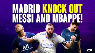 MADRID Knock Out MESSI and MBAPPE| Clutch #Shorts
