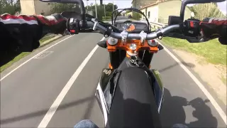 Ktm 690 SMC R -15 Wheelie (2nd to 5th gear)