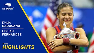 Emma Raducanu vs Leylah Fernandez Highlights | 2021 US Open Final