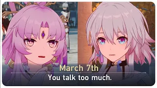 March 7th Thinks Fu Xuan is a Blabbermouth (March 7th Story Quest) | Honkai Star Rail