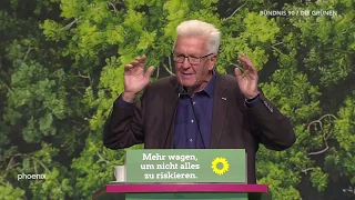 Rede von Winfried Kretschmann auf dem Parteitag in Bielefeld