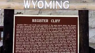 Oregon Trail Ruts & Register Cliff, Guernsey Wyoming