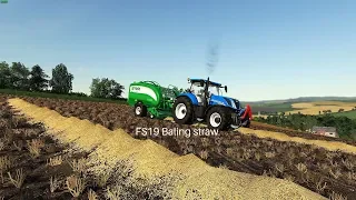 bailing straw Fs19 Mchale fusion3