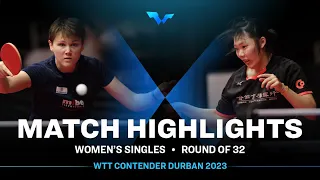 Nina Mittelham vs Huang Yu Jie | WS R32 | WTT Contender Durban 2023