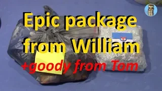 (picking 533) Epic package from William and a goody from Tom - thanks a lot