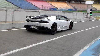 VOS Performance Lamborghini Huracan revs & lovely sounds HD