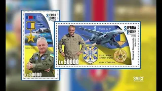 Пілоту Олександру Оксанченко присвятили серію марок у Сьєра-Леоне