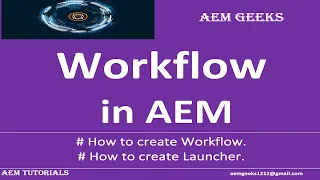 AEM Beginner #18 | Workflow in AEM