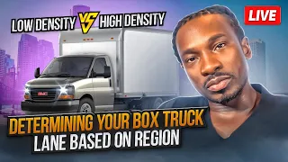 Live Stream: Low Density Vs. High Density...Determining Your Box Truck Lane Based On Region