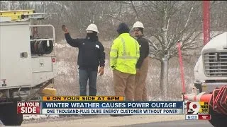 Winter weather causes power outages