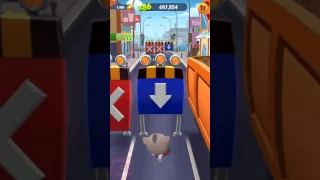 Talking Tom Gold Run   Frosty Tom Gameplay   Tom's Snow Ride #2   1,500,000 High