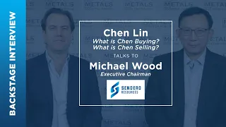 Michael Wood of Sendero Resources talks to Chen Lin at the Metals Investor Forum, September 2023