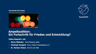 Ampelkoalition: Ein Fortschritt für Frieden und Entwicklung?