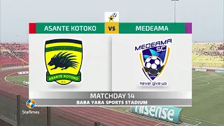 ASANTE KOTOKO 1 : 0 MEDEAMA SC - HIGHLIGHTS | WK 14