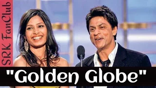 Shah Rukh Khan ( SRK ) At Golden Globe Awards Along With Freida Pinto - Slumdog Millionaire