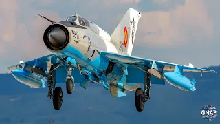 [4K] Mig-21 Flightline operations Romanian Air Force #mig #airforce #aviation