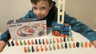 Children Domino Train Automatic Building Blocks | Brothers r Us Toys Review!