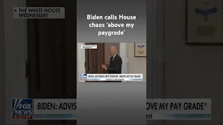 President Biden has no advice for the next House speaker #shorts