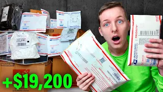 I FLIPPED 100 Lost Mail Packages