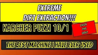 Dirt Extraction Karcher Puzzi 10/1
