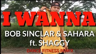 I WANNA | Bob Sinclar & Sahara ft. SHAGGY | remix |dance fitness