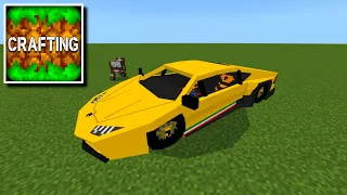 How to make a Working Lamborghini in Crafting and Building