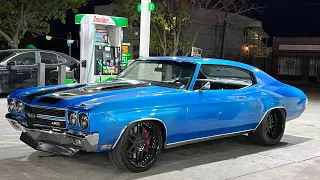 FOR SALE 1970 Pro Charged Restomod Chevelle. Call 9168567931 or victorylapclassics.net